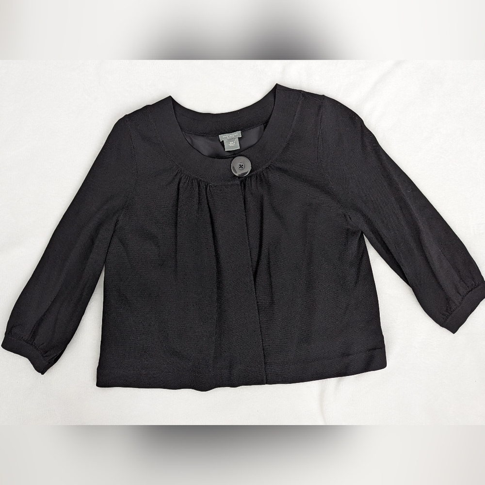Ann Taylor 100% Silk  Cardigan 3/4 Sleeve Casual Size MP